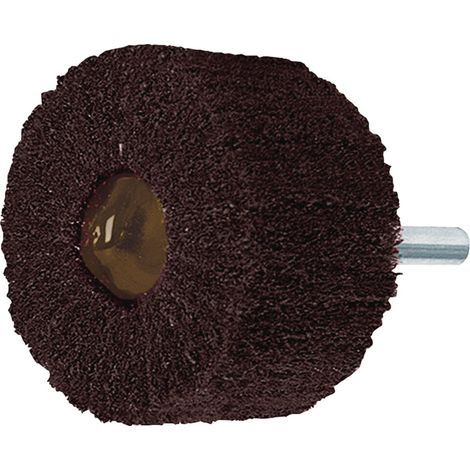 Amoladora  de ventilador  Ø40xH20mm  K.100  vellón  Vástago-D.6mm  TECWERK (1/2)