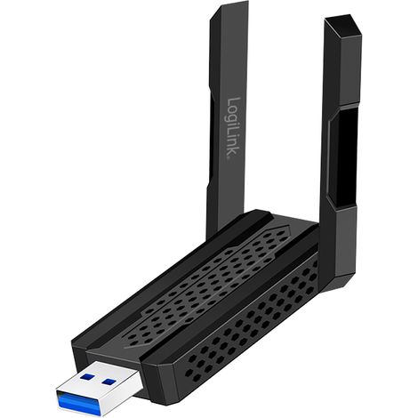 Scheda di rete USB Wi-Fi LogiLink Wi-Fi 6E 1201 Mb/s 5.8 GHz con antenna da 4 dBi (1/5)