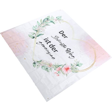Toile de fond moderne de style bohème en forme de cœur pour mariage, fiançailles ou fête (sans boîte cadeau).