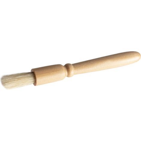 Kaffeemühlenbürste, Kaffeebohnen-Reinigungsbürste, Staubwedel, Küchenreinigungswerkzeug, Holzgriff (1/5)