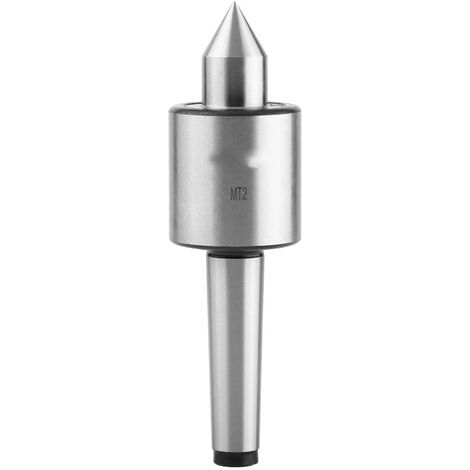 Pair - Pointe de centrage conique MT2 60° en acier T10 et 40Cr – Précision 0,01mm – Joint étanche pour prolonger la durée de vie (1/5)