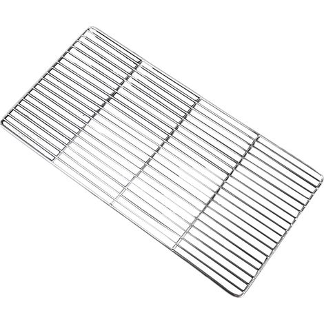 Parrilla de repuesto de acero inoxidable: 50,8 x 30,5 cm con malla soldada y patas en forma de V para una estabilidad óptima y una distribución uniforme del calor al asar a la parrilla. (1/5)