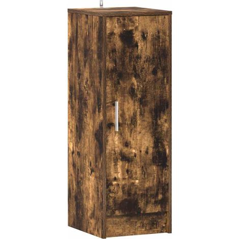 Maison Exclusive - Zapatero madera contrachapada roble ahumado 32