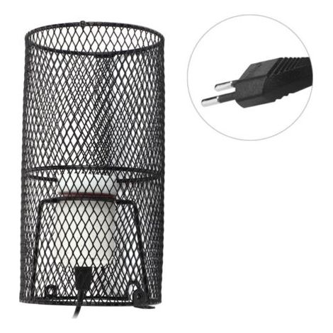 Eosnow Lampe chauffante en céramique pour reptiles, avec support anti-chaleur, pour serpent, lézard, tortue (prise ue 220V) (1/4)