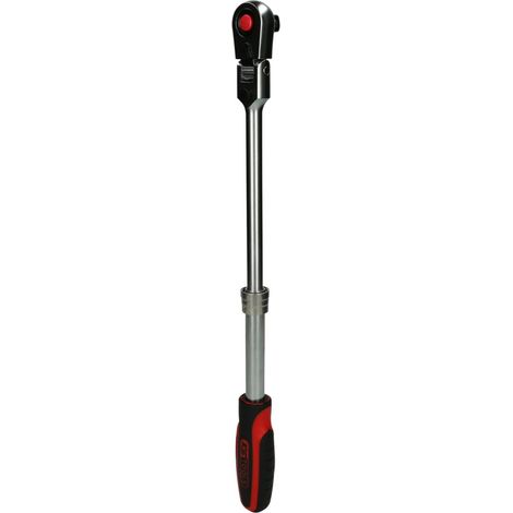 KS TOOLS 1/2" SlimPOWER carraca telescópica articulada reversible 72 dientes - 914.1220 (1/4)