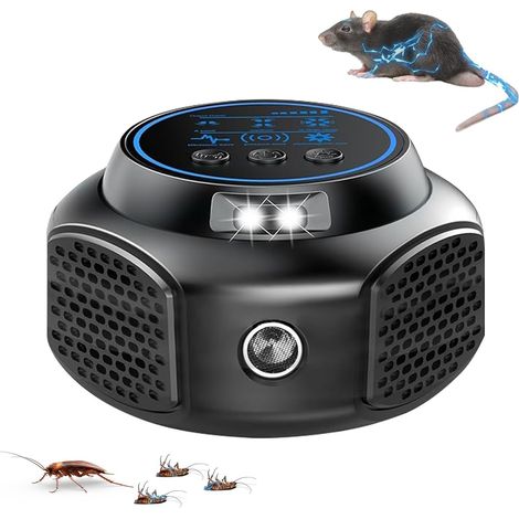 Sollbry Ultrason Souris et Rats, Répulsif Professionnel à Ultrasons à Large Portée,Dissuasif sans Produits Chimiques pour Souris et Rats,pour Une Utilisation (1/5)