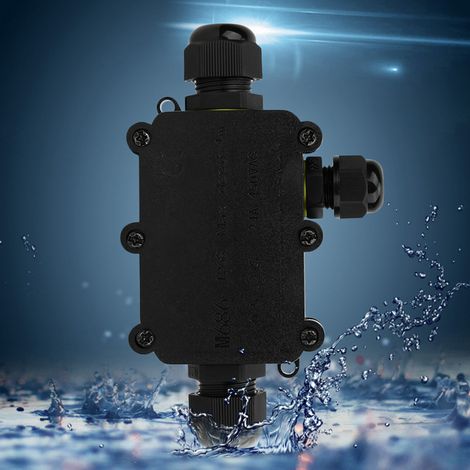 Boîtier de jonction en plastique IP68, étanche à 5 m, boîtier de connexion électronique T100 450 V CA 24 A UL94V-2 (1/5)