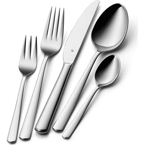 WMF Boston Cromargan Besteck-Set 30er Set Edelstahl Silber 11.2091.6040 (1/5)