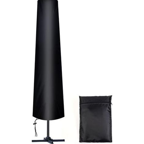 Housse Parasol Droit Ø 300 cm, 210D Oxford Housse de Protection pour Parasol avec Sac de Rangement, Résistant aux Intempéries, aux UV, à la Neige (1/5)