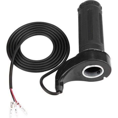 Accélérateur de Moto Universel Scooter électrique Twist Speed Throttle Grip Avec 3 fils 12, 24, 36, 48V Diamètre du guidon applicable 0,88 pouces (22,5 mm) (1/5)