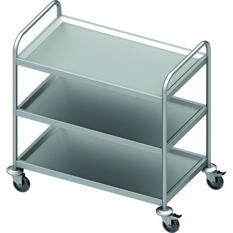Desserte Inox Avec 3 Plateaux - Profondeur 500 - Stalgast