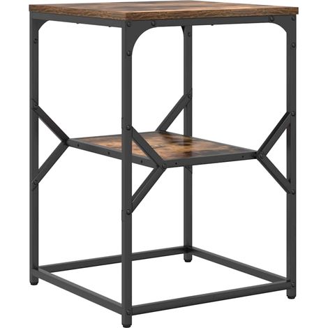Table d'appoint Chêne fumé 41 x 40 x 60 cm (1/5)