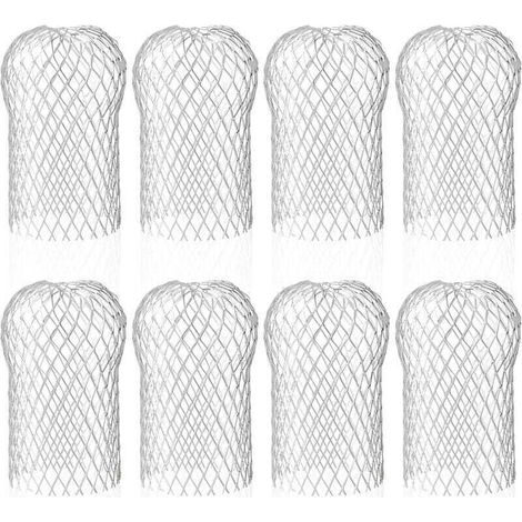 YMYNY Lot de 8 Crapaudine de Gouttière en , Filtres de Gouttière Flexible et Durable pour Maison Avant-toit Tuyau de Descente contre les Feuilles (1/4)