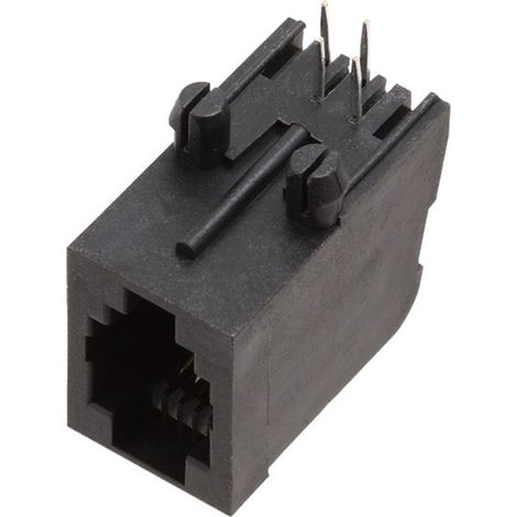 encitech RJJU-44-144-E7V-011 RJ10 Steckverbinder 3257-0011-04 Buchse, Einbau horizontal   Polzahl Se