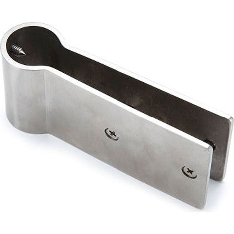 Pinza sujeción tubo 25mm acero inoxidable AISI 304 para cabinas sanitarias (1/2)