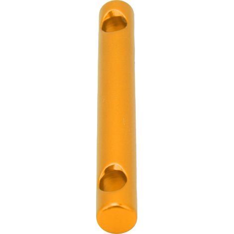 10 Pièces Serre-Câble Double Trou en Alliage d'Aluminium pour Tente, avec Tendeur de Ligne Doré