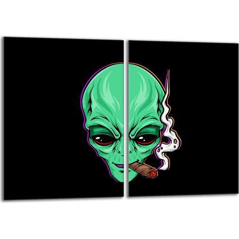 Glasschutzplatte für Herd 2x40x52 UFO (1/5)
