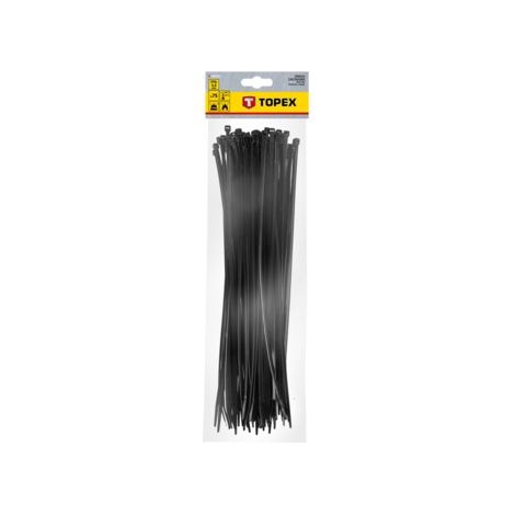 Fascette per cavi 4,8 x 370 mm, 75 pezzi, nere