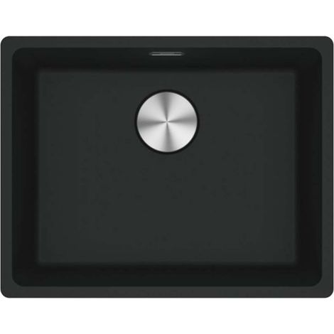 Franke Maris - Fregadero de fragranite MRG 110-52, 55x43 cm, negro mate 125.0698.009