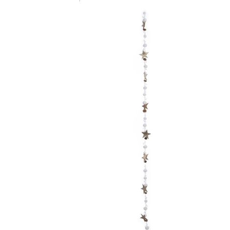 Holzgirlande Stern Kugel 1,4m - Atmosphera créateur d'intérieur
