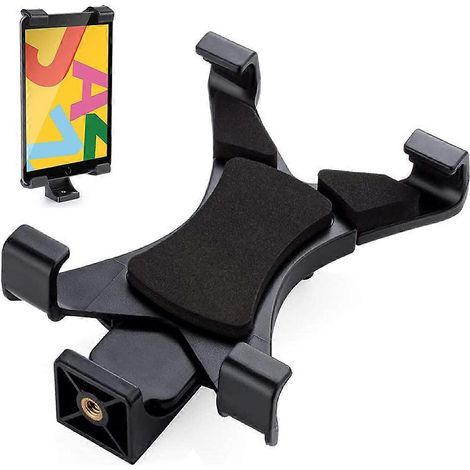 Support trépied pour tablette et téléphone, pivotant et inclinable à 360°, réglable. (1/4)