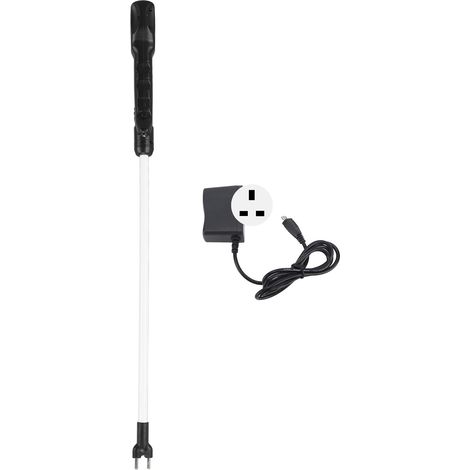 Bâton électrique rechargeable étanche 9KV pour bovins, porcs, chèvres, prise UK 100-240V