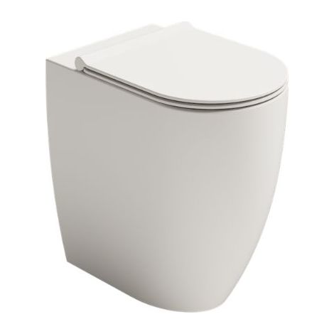 WC Alice Form Filomuro rialzato Senza Brida Traslato 54x35 bianco (1/5)