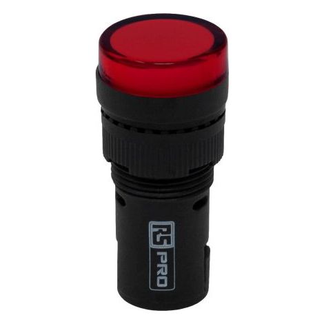 Voyant lumineux LED RS PRO Rouge 12V c.a. / V c.c., Montage panneau ( Prix pour Paquet de 5 )