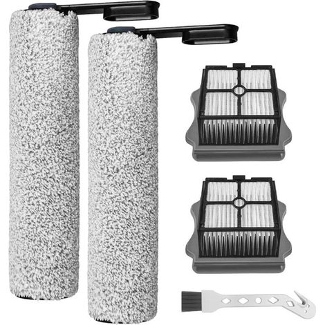Rouleau de brosse de rechange et Filtre HEPA pour Tineco Floor One S5 / S5 Pro / S5 Pro 2 / S5 Extreme aspirateur humide et sec (1/4)