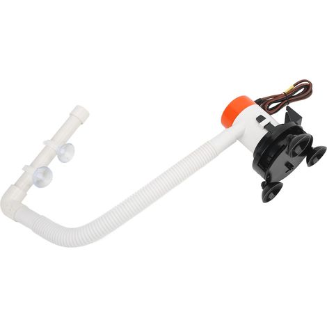 Pompe à appâts 12 V, débit maximal de 350 GPH, aérateur portable pour aquarium, bateau et tout type de récipient. (1/5)