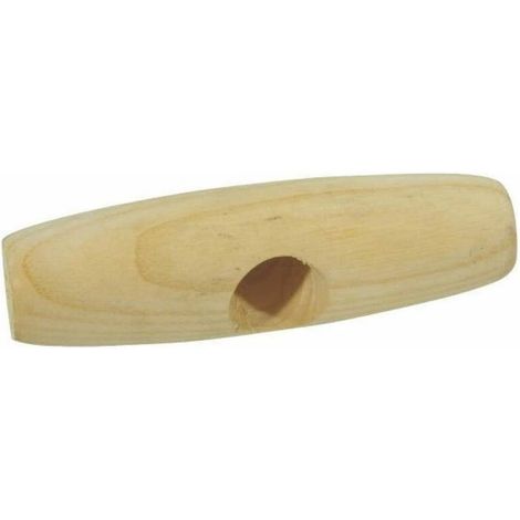 Poignée bois en T avec trou ouverture conique pour manche outils de jardin pioche pelle beche canne râteau balai hache louchet faux (1/3)