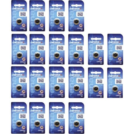 .20 piles Renata CR1632.