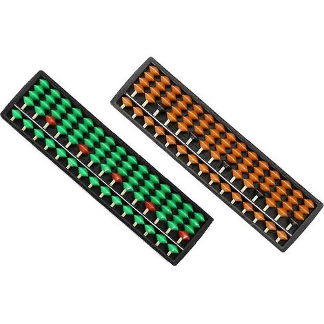 Lot de 2 petits abaques éducatifs multifonctions pour le calcul mental et le dénombrement. (1/5)