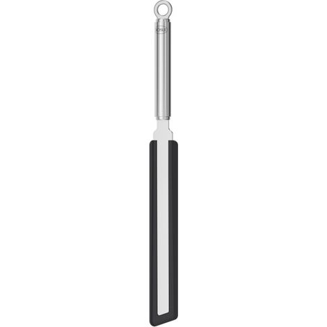 Rösle Crêpes Wender, Crepeswender, Teigwender, Edelstahl / Silikon, Schwarz, 32.5 cm, 10625