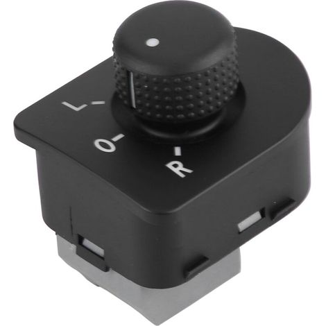 Jeffergarden Bouton de bouton de commande de commutateur de rétroviseur latéral pour Jetta Golf Passat Beetle 98-06 1J1959565A (1/5)