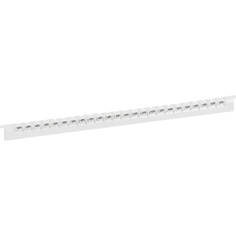 repère legrand memocab - chiffre 6 - blanc - largeur 2.3 mm