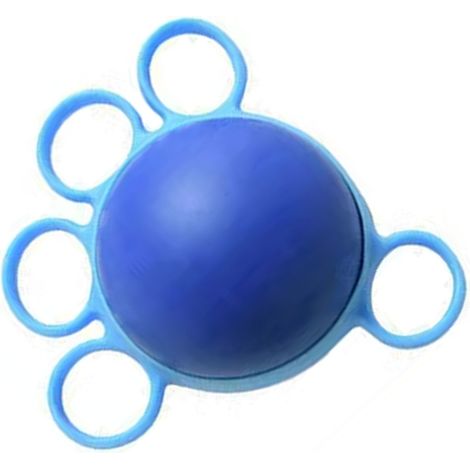Balle d'exercice pour les doigts en silicone PU élastique, balle de renforcement de la préhension pour l'escalade et l'entraînement au basketball (1/4)