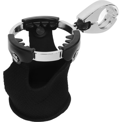 Porte-gobelet avec support à rotule pivotant à 360°, compatible avec motos, quads, SSV, vélos, bateaux et kayaks. (1/5)