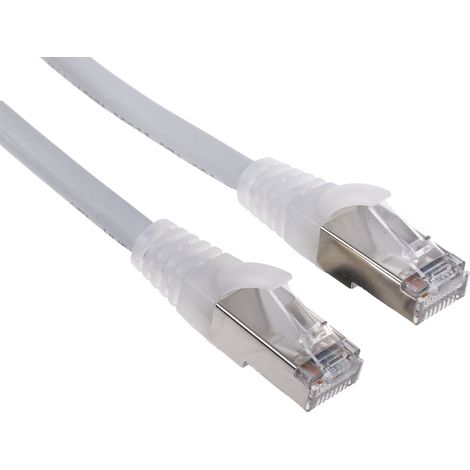 Câble cat 6 Avec connecteur / , F/UTP, gaine LSZH Gris, 10m ( Prix pour 1 )