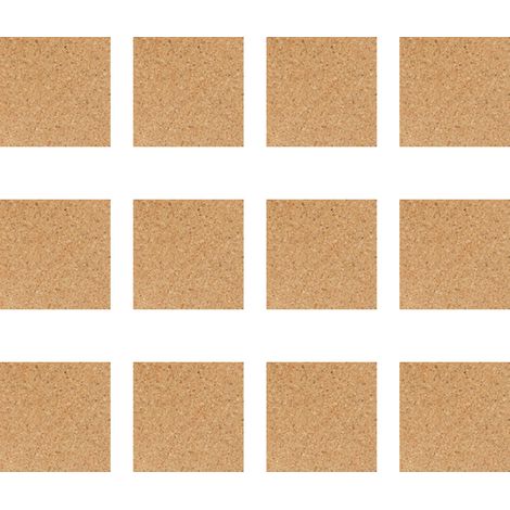 Sous-verre Liège Rond Épais - Protection Table - Absorbant Réutilisable - Pour Tasses Verres et Petits Pots - Lot de 6 (1/5)