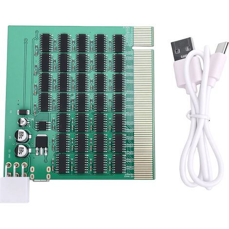 PCIe 16X Testkarte mit leichtem PCI Express Steckplatz, Motherboard-Diagnosetester, Typ-C-Stromversorgung. (1/5)