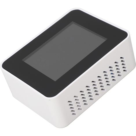 Détecteur CO2 portable sans fil, analyseur 5-en-1 carbone dioxyde HCHO TVOC humidité température, moniteur qualité air à piles, capteur autonome pour maison. (1/5)
