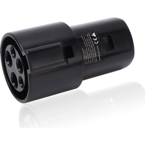 Adaptateur de charge mobile 80A 240V AC J1772, adaptateur de charge pour voiture électrique, compatible avec Tesla Model 3 S X Y (1/4)