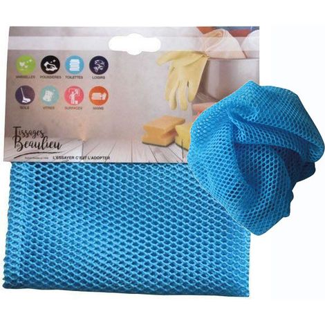 Filet Récurant Bleu Nettoyage Intensif Et Sans Rayures - Tissages De Beaulieu