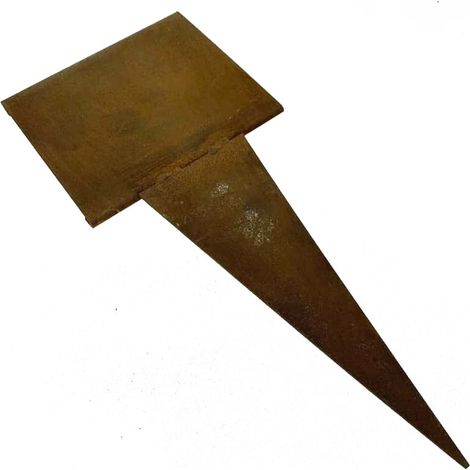 Estacas borduras de Acero Corten - 10 cm - Redondeado