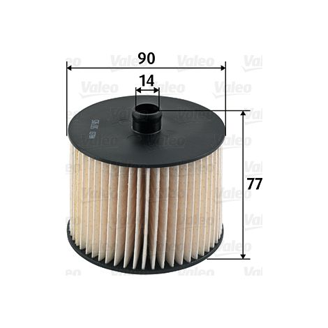FILTRE À CARBURANT 587915 VALEO