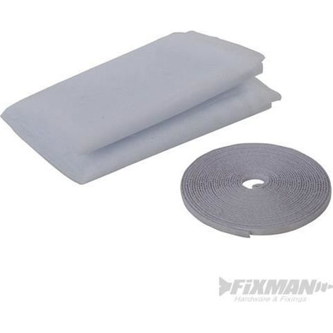 Moustiquaire - Non spécifié - Ajustable - 1300 x 1500 mm - Barrière contre insectes - Pour fenêtre