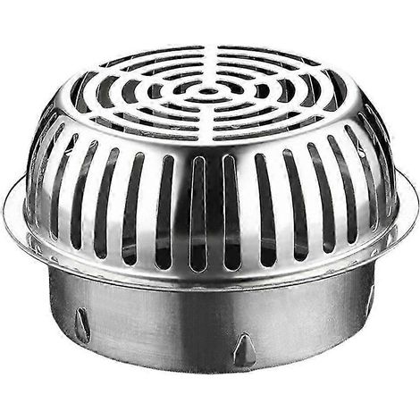 Grille anti-obstruction en acier inoxydable 304 pour caniveaux de toit et de balcon, avec filtre et protection pour tuyaux d'évacuation. (1/5)