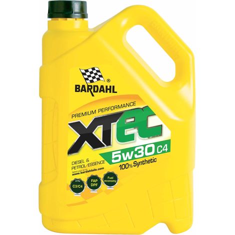 Huile 5W30 - XTEC 100% synthèse C4 - 5L - BARDAHL