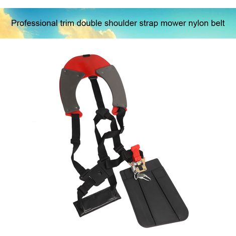 Professional Trimmer Double Shoulder Strap Mower Nylon Belt for Brush Cutter Garden Lawn (1/2)